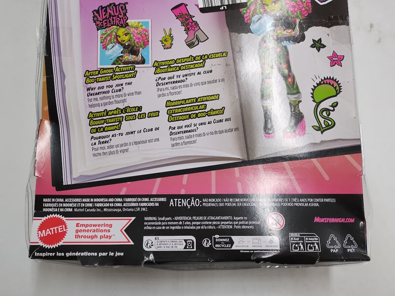 Monster High Fearbook Venus McFlytrap Fashion Doll SEE DETAILS