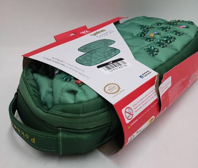 HORI Puff Pouch (Pokemon Pixel Green) for Nintendo Switch 2 SEE DETAILS