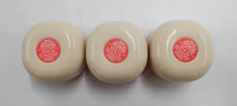 LOT OF 3!! NYX Wonder Snatch Brightening & Setting Powder 01 Sugar Serve 0.2 oz
