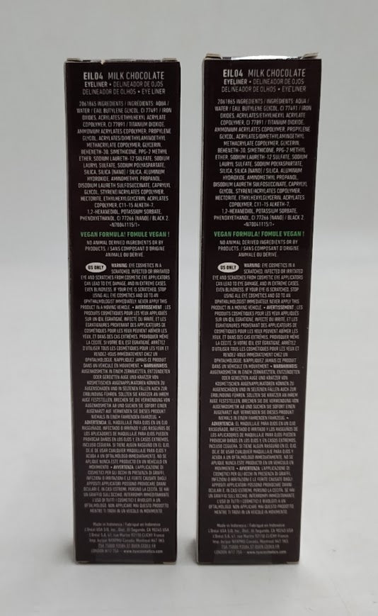 LOT OF 2!! NYX Professional Makeup Epic Ink Liner - Milk Chocolate - 0.03 fl oz