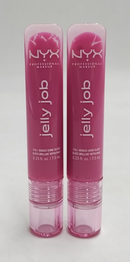 LOT OF 2!! NYX Makeup Jelly Job Peptide Lip Gloss - 11 Jelly Icing 0.25 fl oz