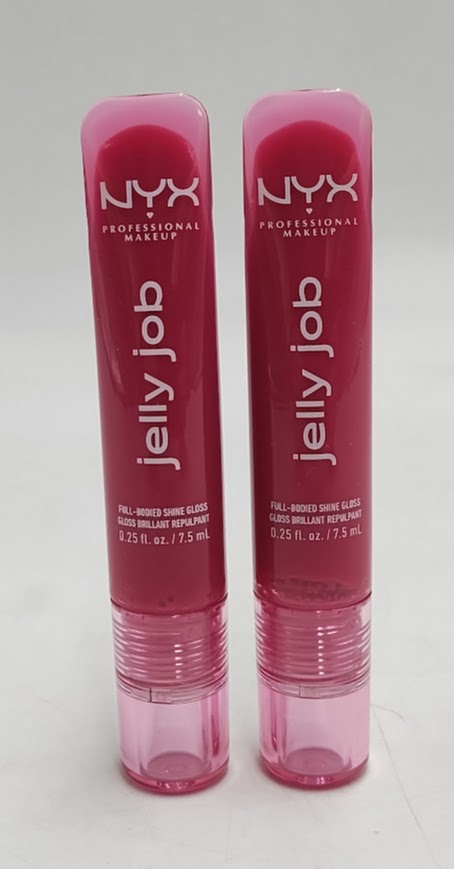 LOT OF 2!! NYX Makeup Jelly Job Peptide Lip Gloss - 10 Juicy Jelly - 0.25 fl oz