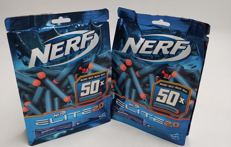2 PACK NERF Elite 2.0 Refill - Single Package - 50ct *BRAND NEW & SEALED*