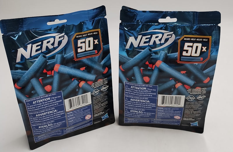 2 PACK NERF Elite 2.0 Refill - Single Package - 50ct *BRAND NEW & SEALED*