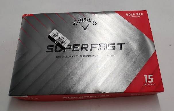 Callaway Superfast Golf Balls - Red : 15 BALLS TOTAL