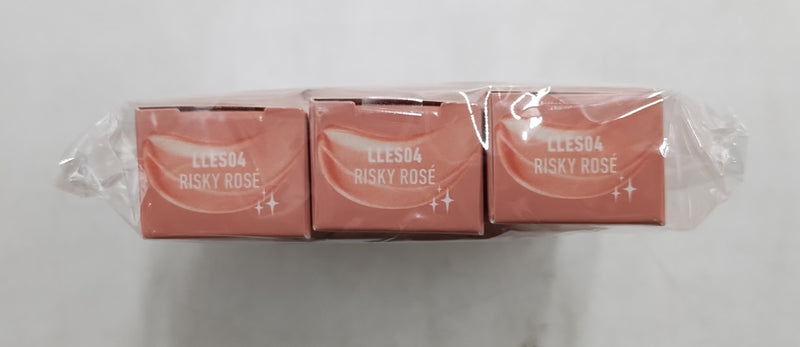 LOT OF 3!!! NYX Lid Lingerie Cream Eye Pigment 24H Smudge-Proof 04 Risky Rose