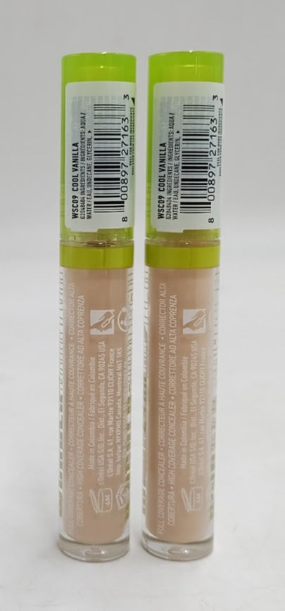 LOT OF 2!! NYX Wonder Snatch Concealer 24H Lifting & Brightening 09 Cool Vanilla
