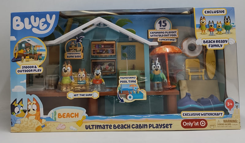 Bluey's Ultimate Beach Cabin Playset SEE DETAILS (LOCAL PICKUP ONLY)