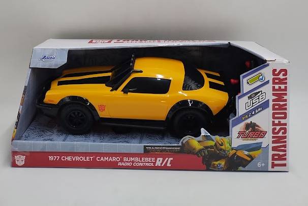 Jada Toys Transformers RC 1977 Chevrolet Camaro Bumblebee 1:16 Scale SEE DETAILS