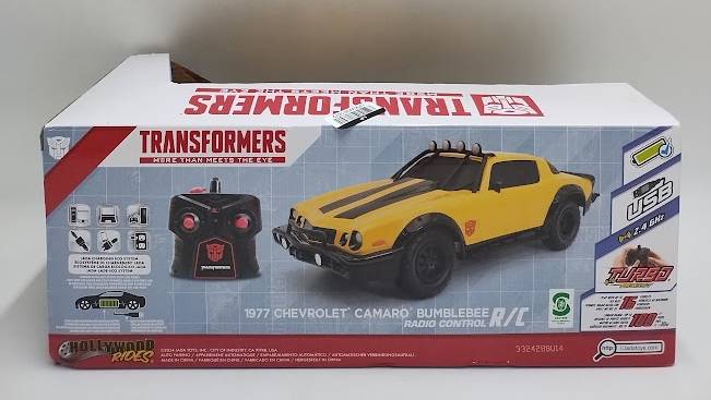 Jada Toys Transformers RC 1977 Chevrolet Camaro Bumblebee 1:16 Scale SEE DETAILS