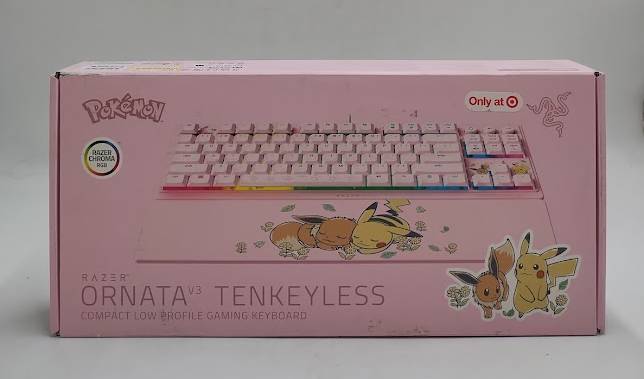 Razer Ornata V3 Tenkeyless -Pikachu Eevee Edition **BRAND NEW, OPEN BOX**