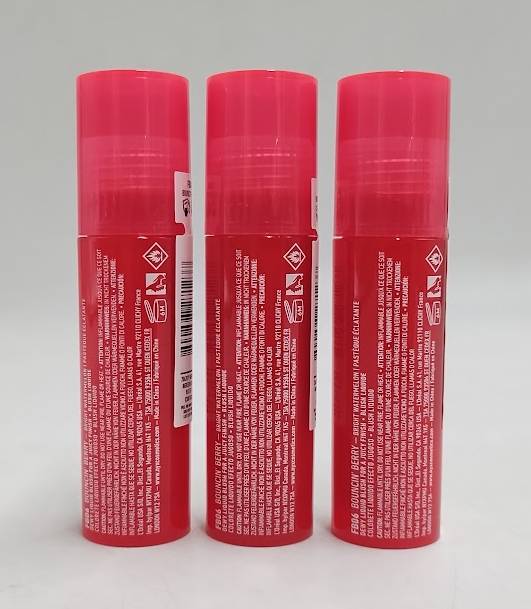 LOT OF 3!! NYX Fat Cheeks Juicy Liquid Blush - Bouncin Berry - 0.27 fl oz