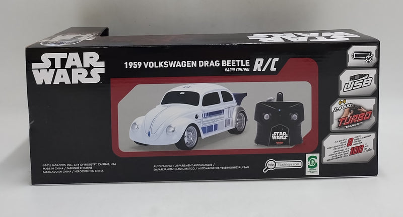 Hollywood Rides Star Wars R2D2 VW Beetle Remote Control Vehicle 1:16 Scale