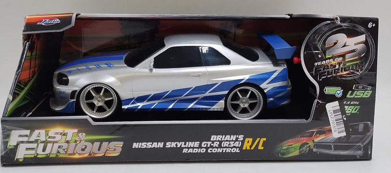 Jada Toys Fast & Furious RC 2002 Nissan Skyline GT-R SEE DETAILS
