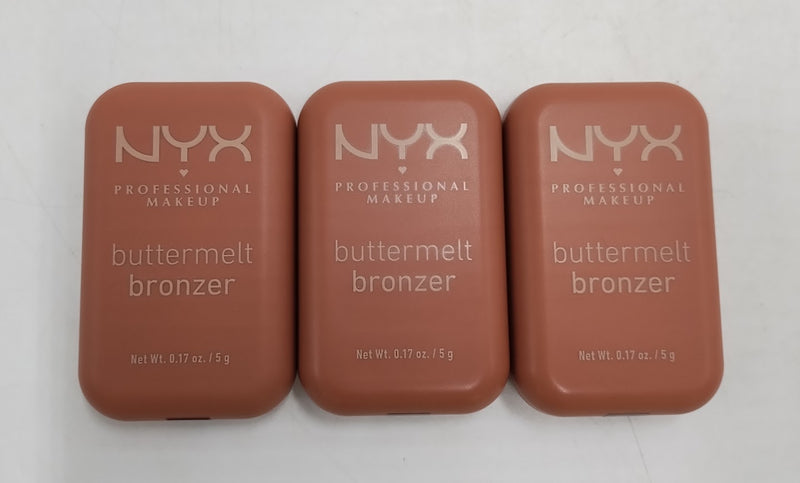 LOT OF 3!!! NYX Professional Makeup Buttermelt Bronzer- Butta D Down - 0.17oz