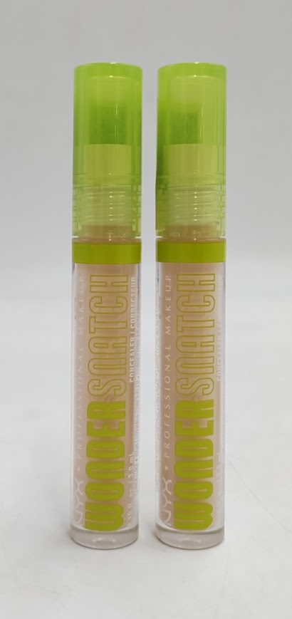 LOT OF 2! NYX Wonder Snatch Concealer 24H 07 Light Ivory