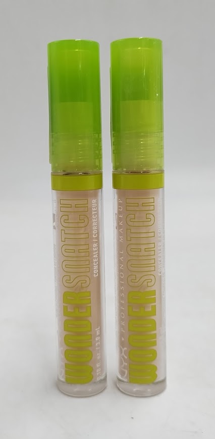 LOT OF 2!! NYX Wonder Snatch Concealer 24H - 04 Alabaster