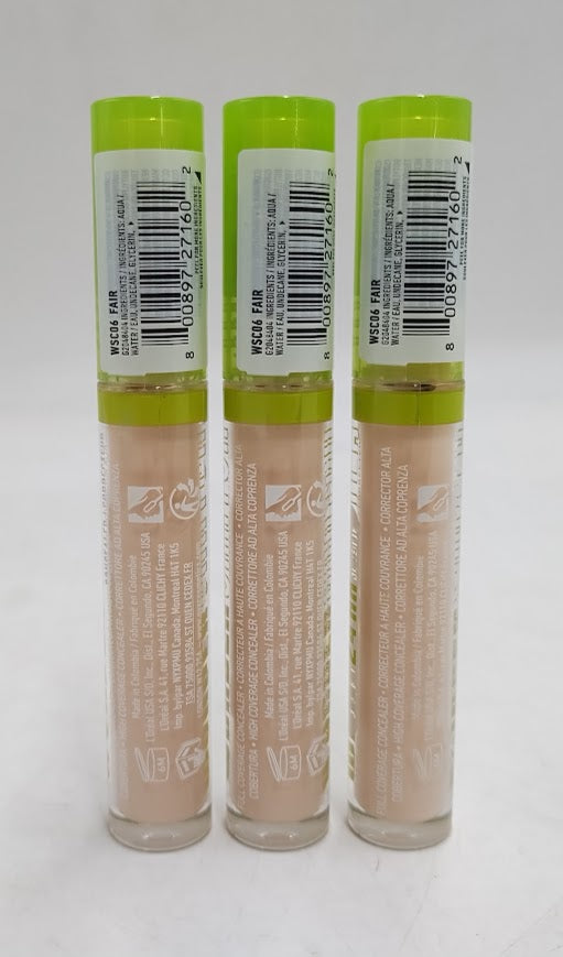LOT OF 3! NYX Wonder Snatch Concealer 24H 06 Fair 0.1 fl oz