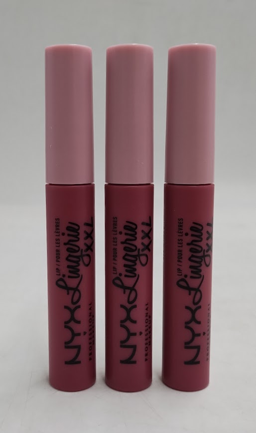 LOT OF 3!!! NYX Lip Lingerie XXL Smooth Matte Liquid Lipstick -15 Pushd Up