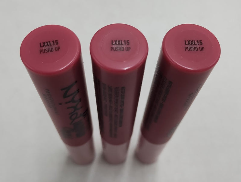 LOT OF 3!!! NYX Lip Lingerie XXL Smooth Matte Liquid Lipstick -15 Pushd Up