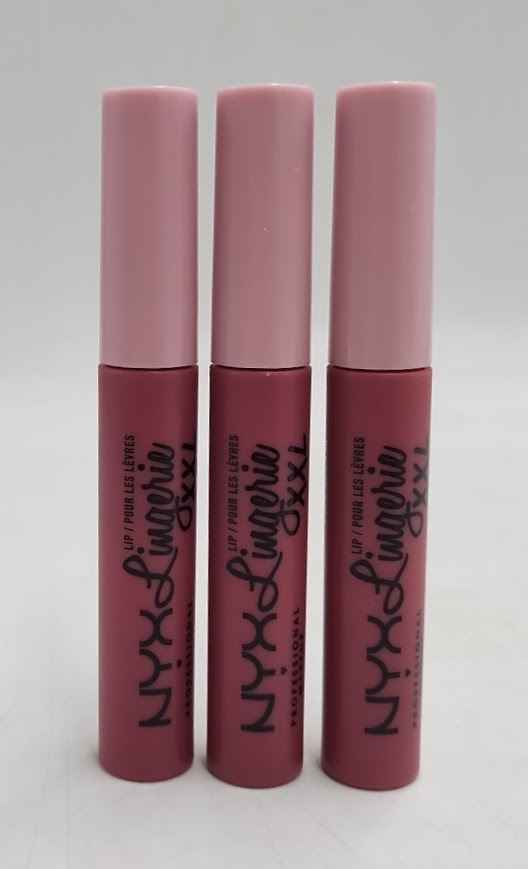 LOT OF 3!!! NYX Lip Lingerie XXL Smooth Matte Liquid Lipstick - 12 Maxx Out
