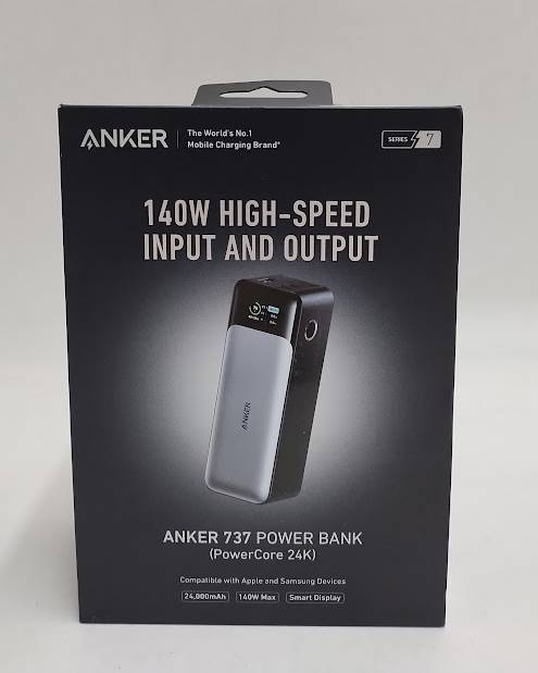 Anker 24000mAh 140W GaN Prime Power Bank : USB & USB-C **PRE OWNED**
