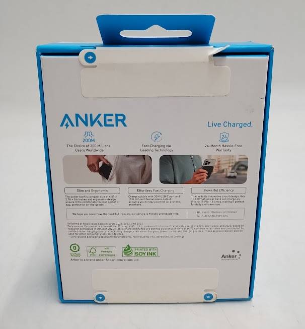 Anker Qi2 10000mAh Magnetic Power Bank