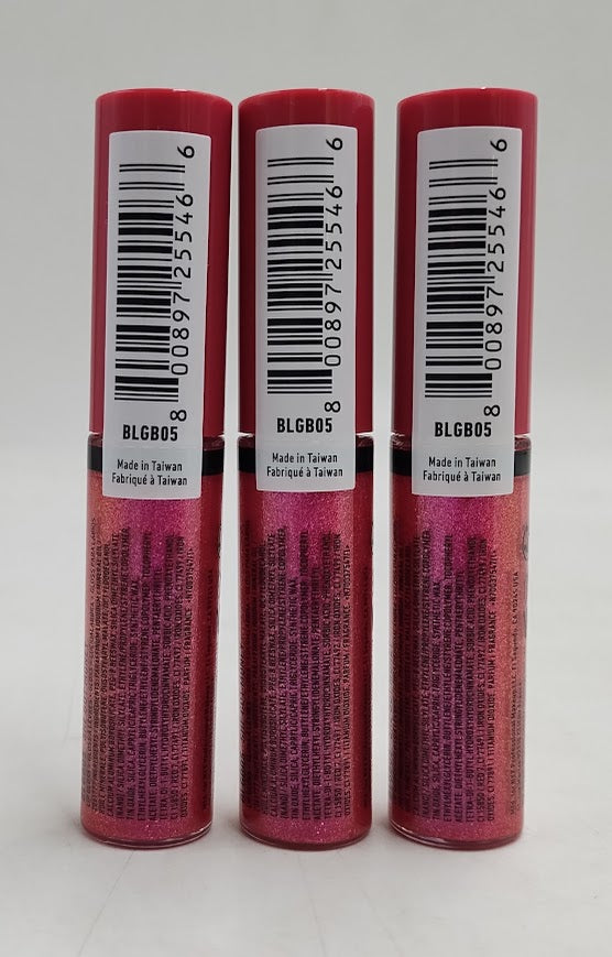 LOT OF 3!!! NYX Butter Gloss Bling Non Sticky Lip Gloss - 05 She Got Money