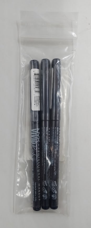 LOT OF 3!!! NYX Vivid Rich Mechanical Eye Pencil - 14 Sapphire Bling - 0.05oz
