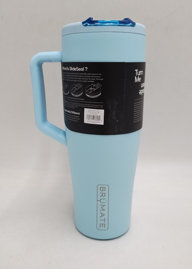 BruMate 40fl oz Stainless Steel Era Flip Straw Tumbler READ DESCRIPTION