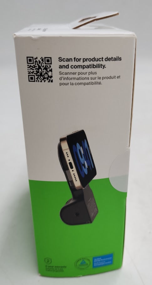 Belkin 1.75" 10000 mAh Power Camera Grip/Bank USB-C Port - Pepper Gray