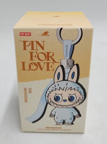 POP MART THE Monster PIN For Love Series Plush Pendant Keychain