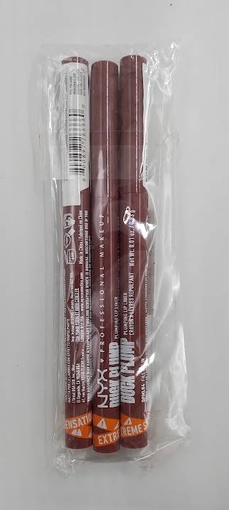 LOT OF 3!!! NYX Duck Plump Plumping Lip Liner - Fill Em' In - 0.01oz