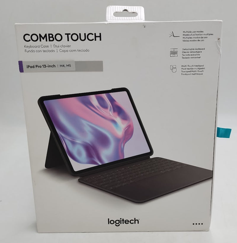 Logitech Combo Touch iPad Pro 13-inch (M4 & M5)(2024 & 2025) Keyboard Case
