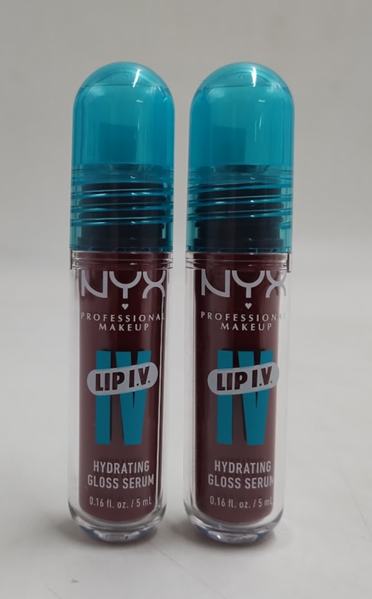LOT OF 2!! NYX Lip IV Hydrating Lip Gloss Stain - Blush Rush - 0.16 fl oz