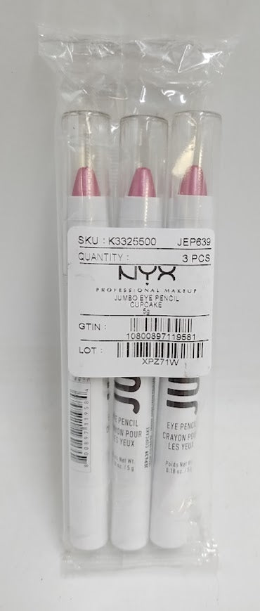 LOT OF 3!!! NYX Jumbo Eye Pencil All-in-one Eyeshadow & Eyeliner - Cupcake