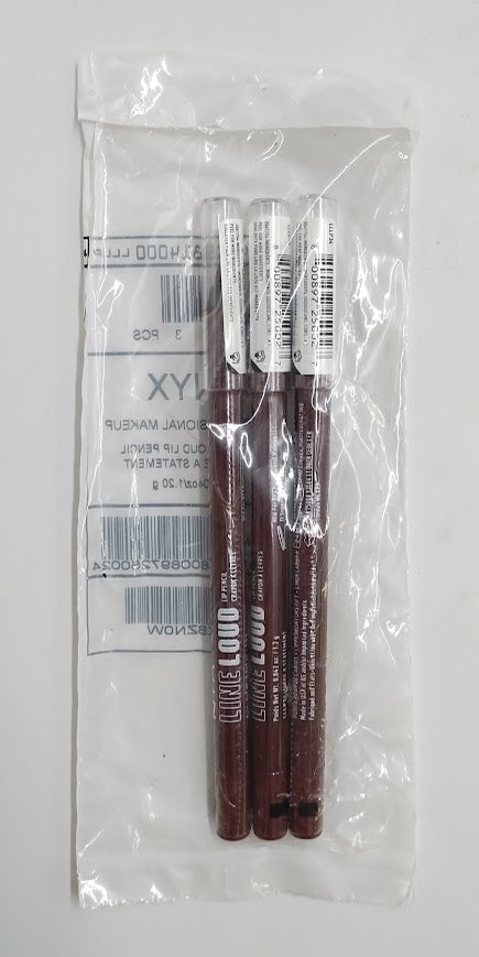 LOT OF 3!!! NYX Line Loud Vegan Longwear Lip Liner - Make A Statement - 0.042oz