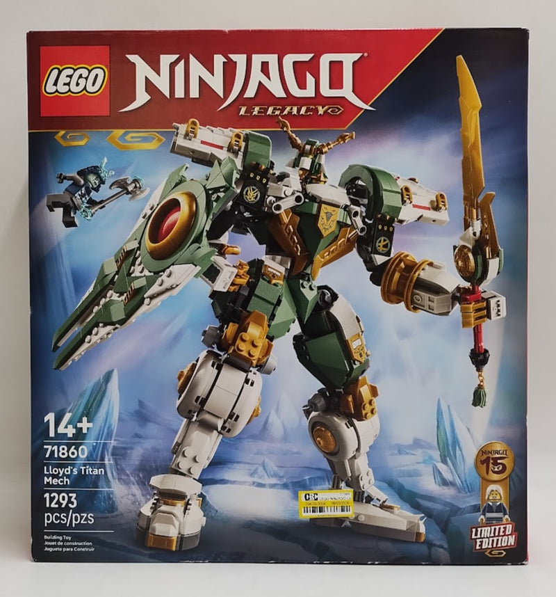 LEGO NINJAGO Lloyd's Titan Mech 15th Anniversary 71860 SEE DETAILS