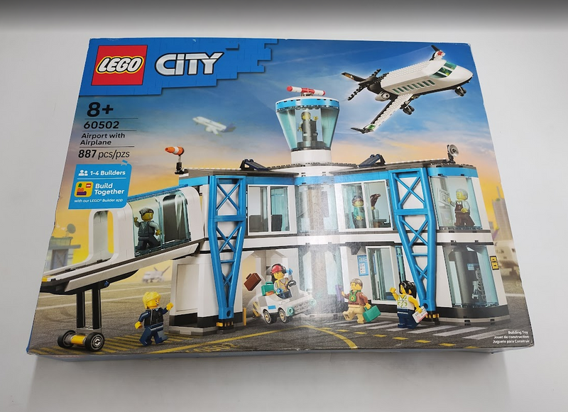 LEGO City Airport with Airplane Building Toy 60502