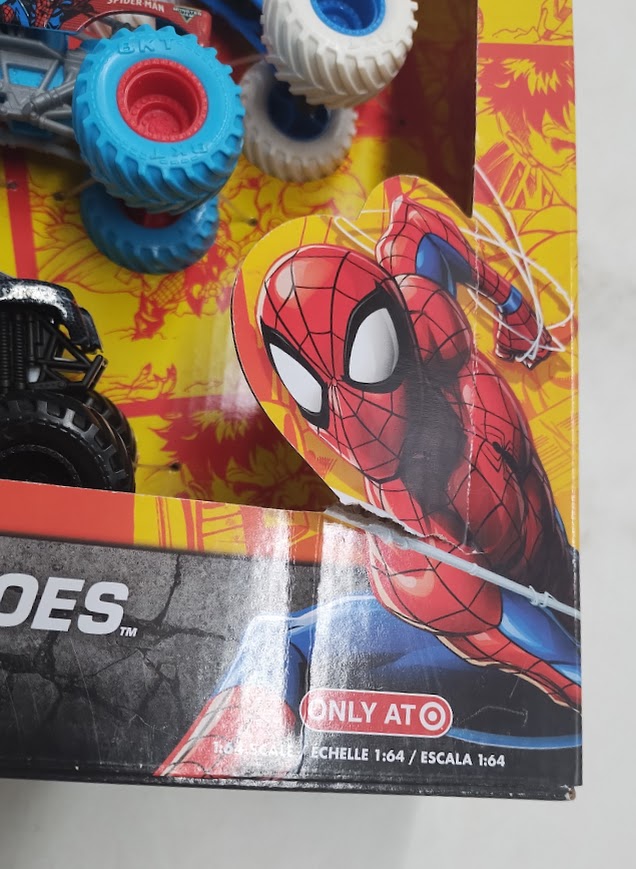 Monster Jam Marvel Super Heroes 5-Pack Monster Trucks Toy Vehicles SEE DETAILS