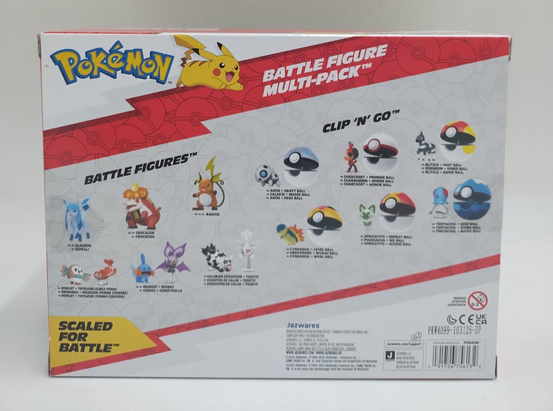 Pokemon 2" Battle Mini Figure - 6pk SEE DETAILS