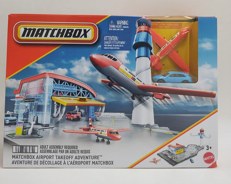 Matchbox Airport Takeoff Adventure Playset with Car & Plane SEE DETAILS