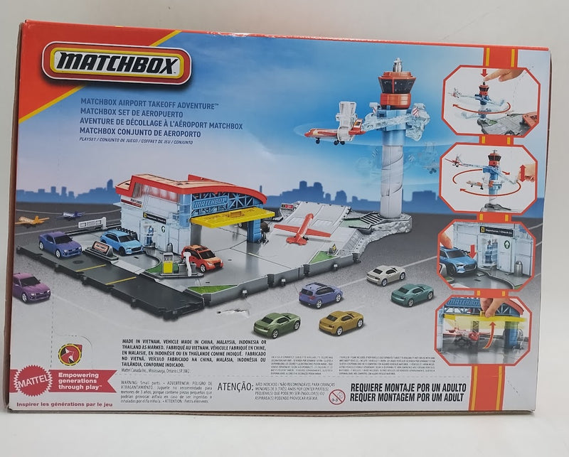 Matchbox Airport Takeoff Adventure Playset with Car & Plane SEE DETAILS