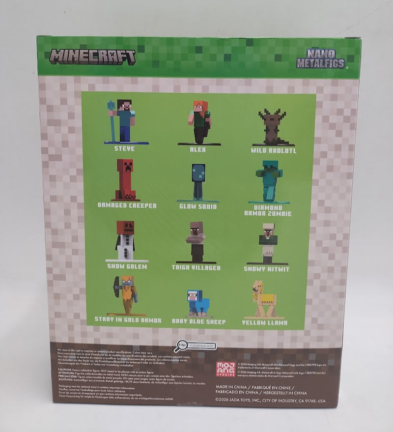 Jada Minecraft Nano 12pk Mini Figure SEE DETAILS