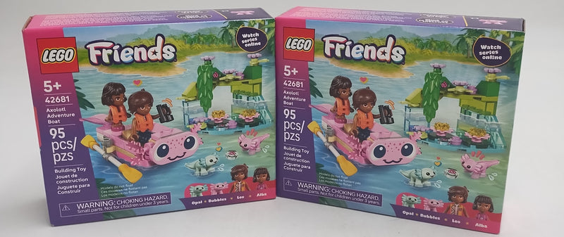 2 PACK!! LEGO Friends Axolotl Adventure Boat Kids Toy 42681