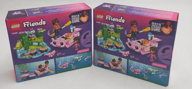 2 PACK!! LEGO Friends Axolotl Adventure Boat Kids Toy 42681