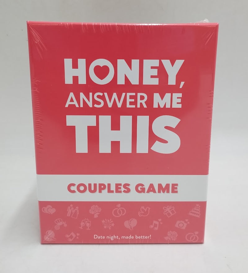 The World Game HONEY, Answer Me This - Couples Game