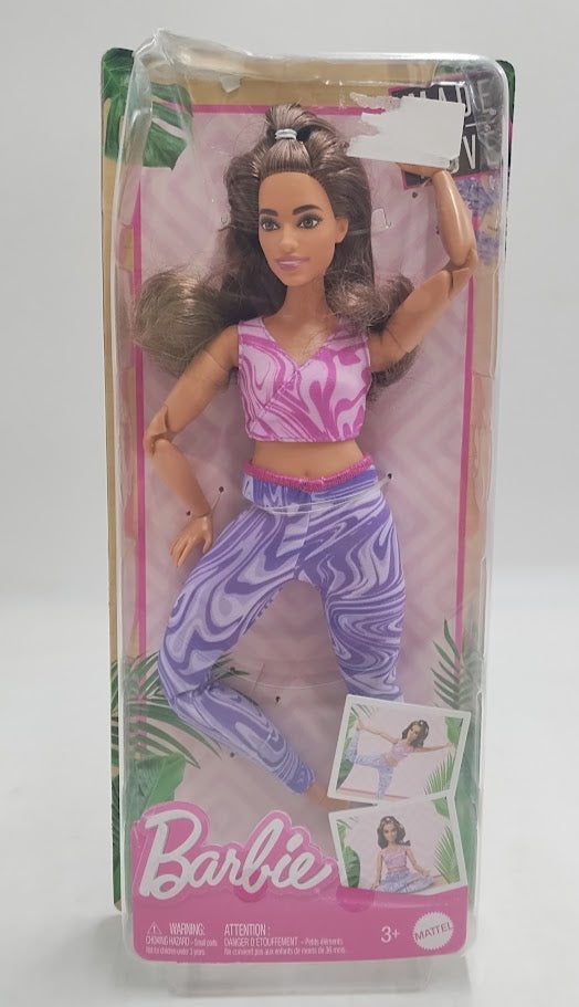 Barbie Made to Move Brunette Fashion Doll with Curvy Body SEE DETAILS