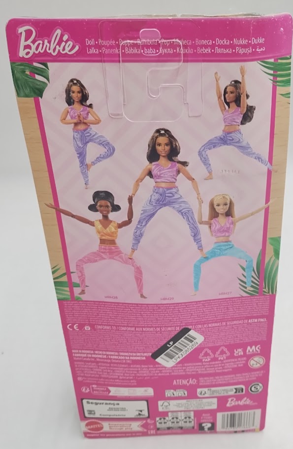 Barbie Made to Move Brunette Fashion Doll with Curvy Body SEE DETAILS