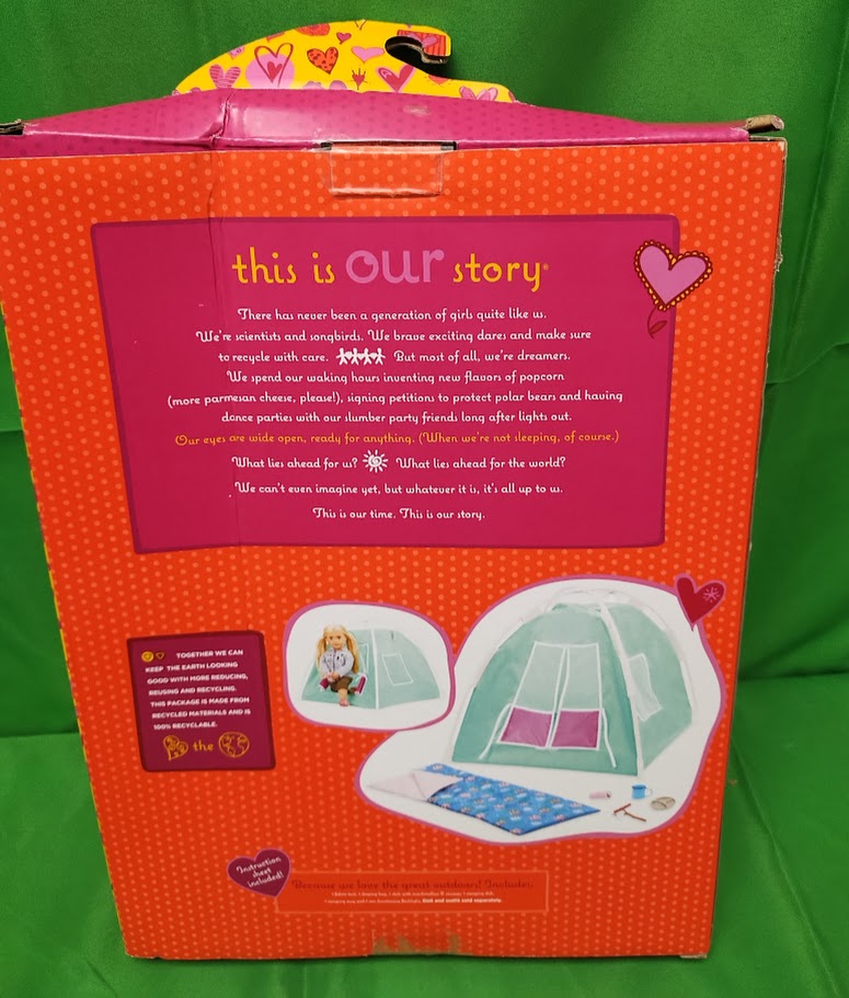 Our Generation Camping Accessory Set for 18" Dolls - Happy Camper SEE DETAILS